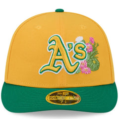 Athletics New Era 2026 Spring Training Low Profile 59FIFTY Fitted Hat - Gold/Green Hats