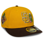 San Diego Padres New Era 2026 Spring Training Low Profile 59FIFTY Fitted Hat - Gold/Brown Hats