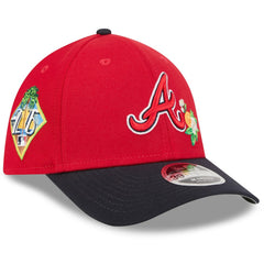 Atlanta Braves New Era 2026 Spring Training M-Crown 39THIRTY Flex Hat - Red/Navy Hats