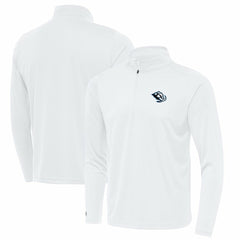 NHL Utah Mammoth Antigua Tribute Quarter-Zip Pullover - White