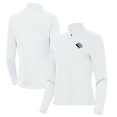 NHL Utah Mammoth Antigua Women's Tribute Half-Zip Pullover - White