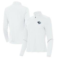 NHL Utah Mammoth Antigua Women's Tribute Half-Zip Pullover - White