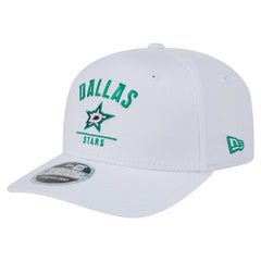 NHL Dallas Stars New Era Team Lockup Basic 9SEVENTY Adjustable Hat - White