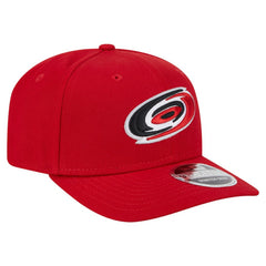 NHL Carolina Hurricanes New Era Logo Basic 9SEVENTY Adjustable Hat - Red