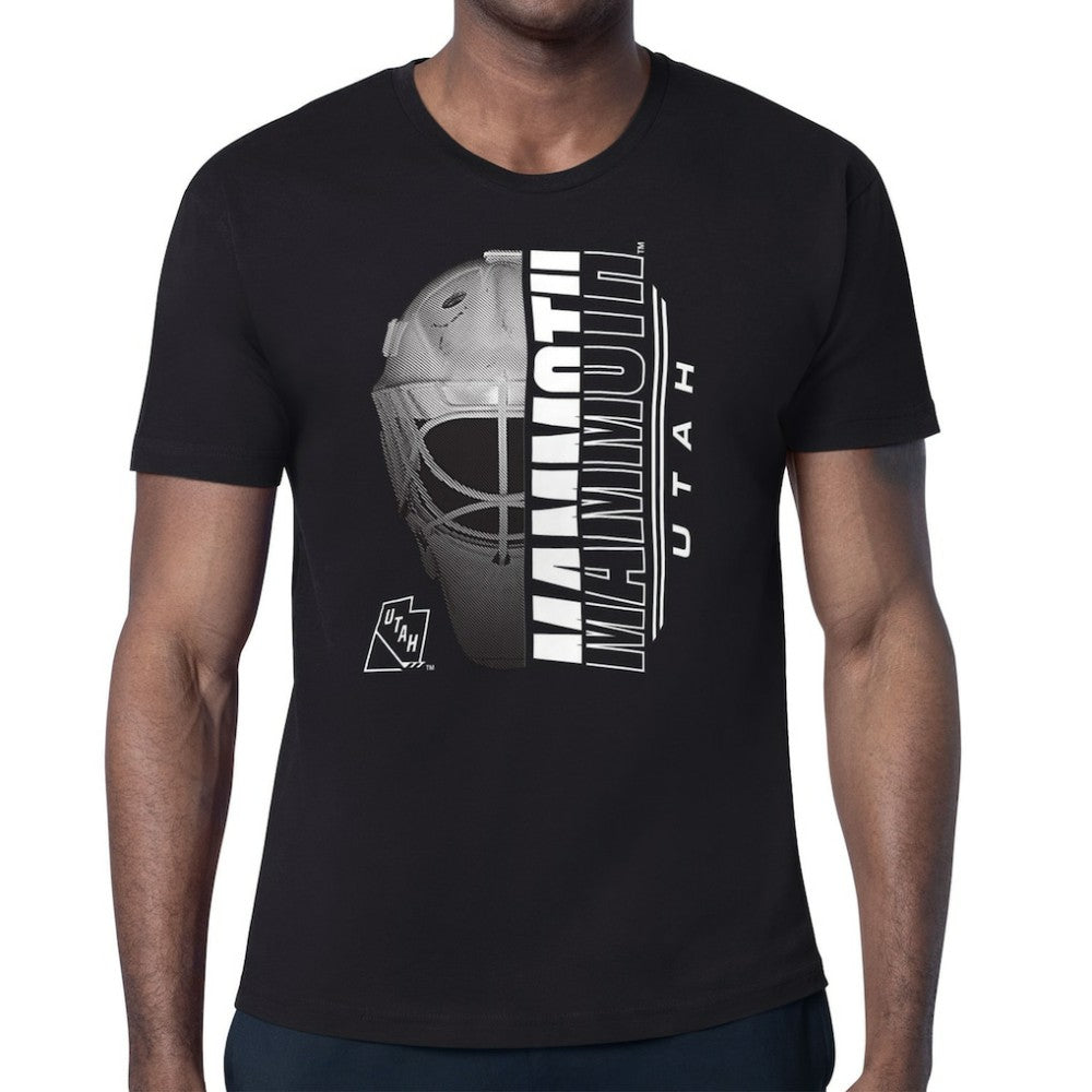 NHL Utah Mammoth Starter Half Helmet T-Shirt - Black