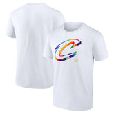 Cleveland Cavaliers Team Logo Pride T-Shirt White