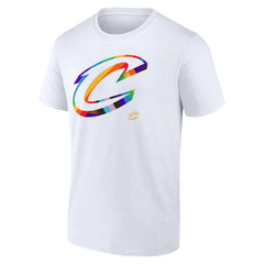 Cleveland Cavaliers Team Logo Pride T-Shirt White