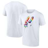 San Antonio Spurs Team Logo Pride T-Shirt White