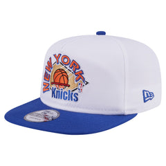 New York Knicks Hardwood Two-Tone Golfer Adjustable Hat White/Blue