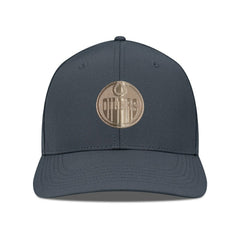 NHL Edmonton Oilers Levelwear Rise Copper Insignia Flex Hat - Charcoal