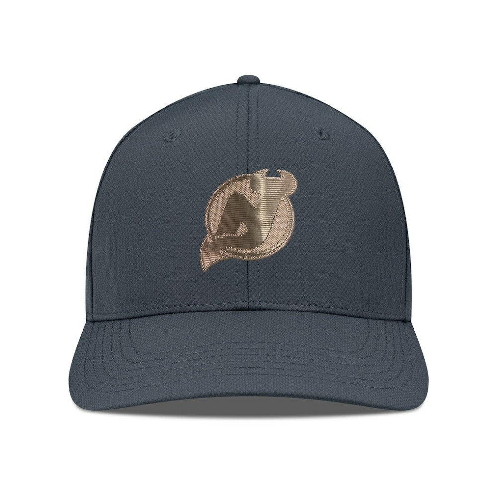 NHL New Jersey Devils Levelwear Rise Copper Insignia Flex Hat - Charcoal