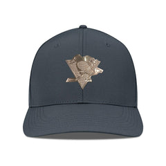 NHL Pittsburgh Penguins Levelwear Rise Copper Insignia Flex Hat - Charcoal