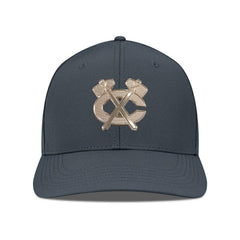 NHL Chicago Blackhawks Levelwear Rise Copper Insignia Flex Hat - Charcoal
