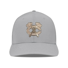 NHL Chicago Blackhawks Levelwear Rise Copper Insignia Flex Hat - Gray