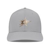 NHL Dallas Stars Levelwear Rise Copper Insignia Flex Hat - Gray