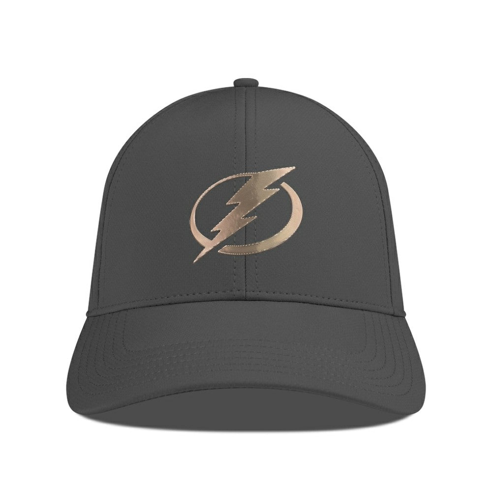 NHL Tampa Bay Lightning Levelwear Ascend Copper Insignia Vented Adjustable Hat - Charcoal