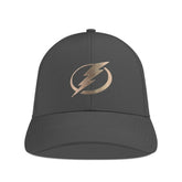 NHL Tampa Bay Lightning Levelwear Ascend Copper Insignia Vented Adjustable Hat - Charcoal