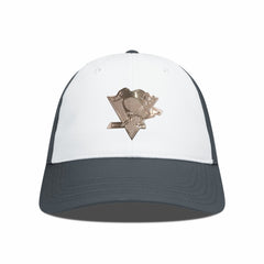 NHL Pittsburgh Penguins Levelwear Endure Copper Insignia Adjustable Hat - White/Charcoal