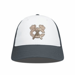 NHL Chicago Blackhawks Levelwear Endure Copper Insignia Adjustable Hat - White/Charcoal