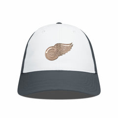 NHL Detroit Red Wings Levelwear Endure Copper Insignia Adjustable Hat - White/Charcoal