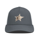 NHL Dallas Stars Levelwear Signal Copper Insignia Trucker Adjustable Hat - Charcoal/White