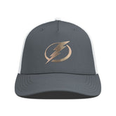 NHL Tampa Bay Lightning Levelwear Signal Copper Insignia Trucker Adjustable Hat - Charcoal/White