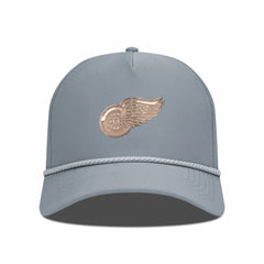 NHL Detroit Red Wings Levelwear Gordon Copper Insignia Vented Adjustable Hat - Gray