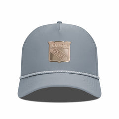 NHL New York Rangers Levelwear Gordon Copper Insignia Vented Adjustable Hat - Gray