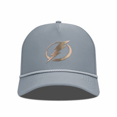 NHL Tampa Bay Lightning Levelwear Gordon Copper Insignia Vented Adjustable Hat - Gray