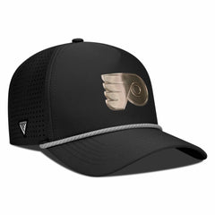 NHL Philadelphia Flyers Levelwear Gordon Copper Insignia Vented Adjustable Hat - Black