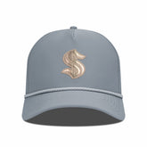 NHL Seattle Kraken Levelwear Gordon Copper Insignia Vented Adjustable Hat - Gray