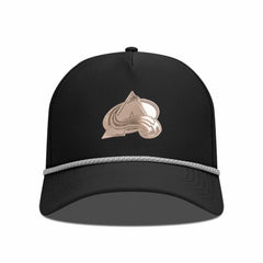 NHL Colorado Avalanche Levelwear Gordon Copper Insignia Vented Adjustable Hat - Black