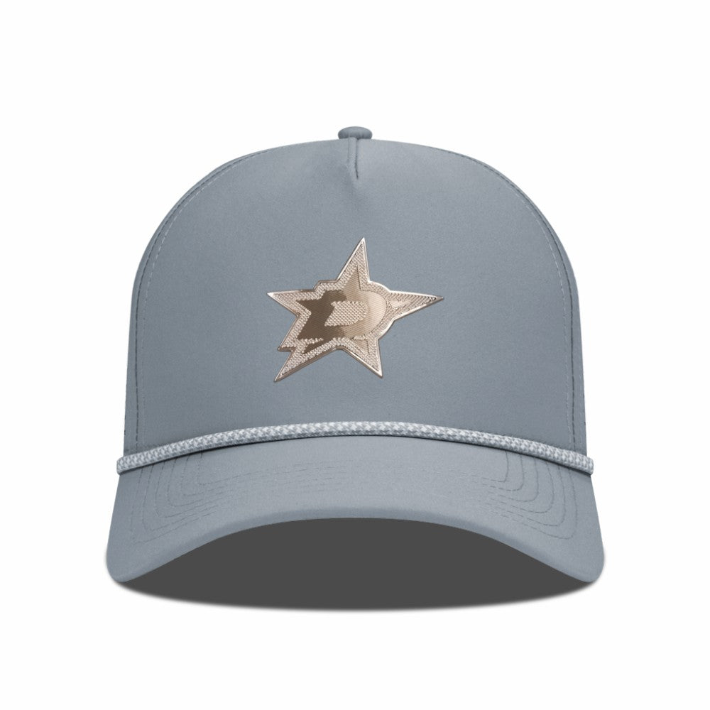 NHL Dallas Stars Levelwear Gordon Copper Insignia Vented Adjustable Hat - Gray