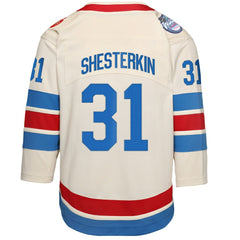 NHL Igor Shesterkin New York Rangers Outerstuff Youth 2026 NHL Winter Classic Premier Jersey - White