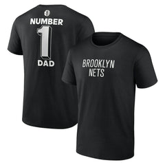 Brooklyn Nets #1 Dad Jersey T-Shirt Black