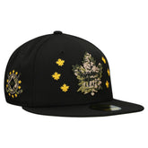 NHL Toronto Maple Leafs New Era Military Appreciation Digital Camo Stars 59FIFTY Fitted Hat - Black