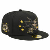 NHL San Jose Sharks New Era Military Appreciation Digital Camo Stars 59FIFTY Fitted Hat - Black