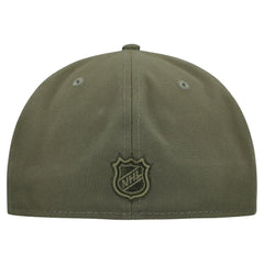NHL Minnesota Wild New Era Military Appreciation Flag 59FIFTY Fitted Hat - Olive