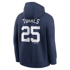 Gleyber Torres Detroit Tigers Nike Player Name & Number Club Fleece Pullover Hoodie - Navy Hoodies
