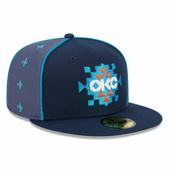 Oklahoma City Thunder 2025/26 City Edition Alternate 59FIFTY Fitted Hat Navy