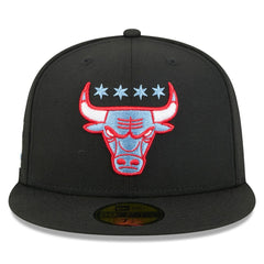 Chicago Bulls 2025/26 City Edition Alternate 59FIFTY Fitted Hat Black