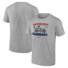 Tarik Skubal Detroit Tigers Motor City Baseball T-Shirt - Heather Gray T-shirts
