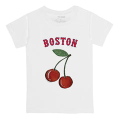 Boston Red Sox Tiny Turnip Youth Cherries T-Shirt - White T-shirts