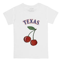 Texas Rangers Tiny Turnip Youth Cherries T-Shirt - White T-shirts