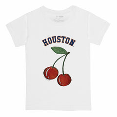 Houston Astros Tiny Turnip Youth Cherries T-Shirt - White T-shirts