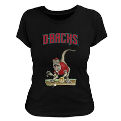 Arizona Diamondbacks Tiny Turnip Women's Velociraptor T-Shirt - Black T-shirts