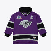 NHL Los Angeles Kings Mitchell & Ness x Just Don Jersey Hoodie - Purple