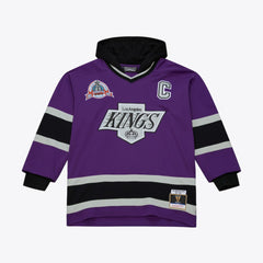 NHL Los Angeles Kings Mitchell & Ness x Just Don Jersey Hoodie - Purple