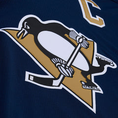 NHL Pittsburgh Penguins Mitchell & Ness x Just Don Jersey Hoodie - Navy