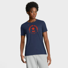 Houston Astros Nike Women's Authentic Collection Early Work Tri-Blend Dri-FIT T-Shirt - Navy T-shirts